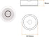 HARFINGTON 4pcs Round Bubble Level 15x6mm Mini Circular Bullseye Spirit Levels for Leveling Camera Tripod Telescope