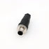 DRRI M12 A-Code 8-pin Male Sensor Connector, Waterproof IP67, Straight 4 Sets