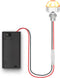 AA Battery Holder with Small LED Bulb and Switch Battery Box with