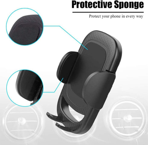 Car Cell Phone Holder Mount for Jeep Wrangler (2007-2024) - Accessories for Circular Air Vents