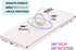 Transparent Cat Cell Phone Ring Holder, 360 Rotation Clear Finger Ring Grip Stand for Phones and Pads