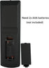 Remote Control for Dynex LCD LED HDTV TV, Fit for DX-32E250A12 DX-24E150A11 DX-19LD150A11 DX-L42-10A