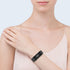 MIJOBS Stainless Steel Strap for Fitbit Inspire 2, Waterproof Metal Band Replacement for Women Men