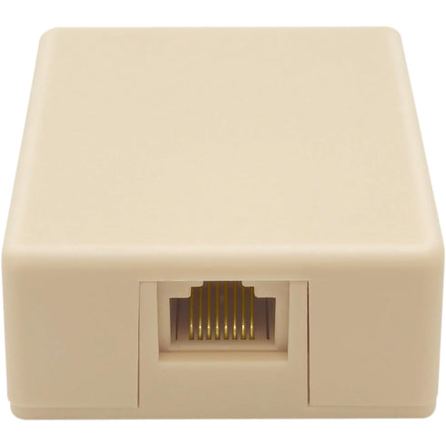 RJ31X Phone Jack Terminal Block with Shorting Bar, Surface Mount 8 Screw Terminals to RJ31X 8P8C Female