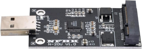 NFHK Mini PCI-E mSATA to USB 2.0 External SSD Adapter, Pen Driver Card Without Case