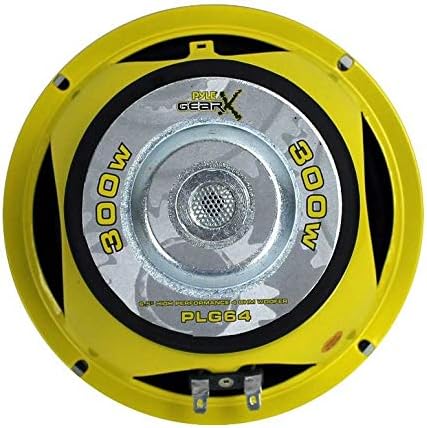 Pyle PLG64 6.5" Car Mid Bass/Midrange Subwoofers, 300 Watt Power Speakers (2)