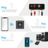 1Mii 5.1 3.5mm 12hrs Bluetooth Receiver for Home Stereo, Bluetooth Audio Adapter with RCA, Wireless Hi-Fi Music