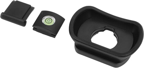 3 Set GFX100II 100 XH1 XH2S Camera Viewfinder Eye Cup, Pcs Hot Shoe Cover and Bubble Level with Comfortable Material