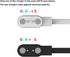 FitTurn Replacement Charger Cable for FITVII Fitness Tracker, 3.4ft USB Cord Dock for FITVII H86/H08/H18/H56 Smartwatch