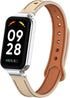 HOPMC Compatible with Redmi SmartWatch 2 Strap,Replacement Leather Band Wirstband Accessories with Metal Frame for Redmi Smart Band 2 Fitness Tracker