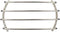 Goldwood 12" Woofer Protection Grille, Chrome Steel Speaker Bar Grill, Silver (BAR-12)
