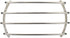 Goldwood 12" Woofer Protection Grille, Chrome Steel Speaker Bar Grill, Silver (BAR-12)