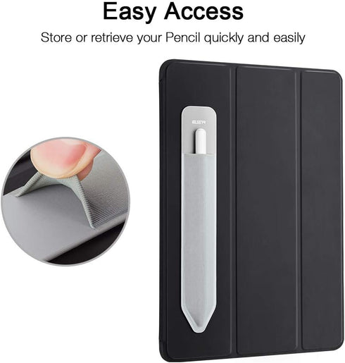 ESR Pencil Holder Compatible with Pencil (2nd/1st Generation) & Pencil (USB-C), Stylus Pens Protected, Silver Grey
