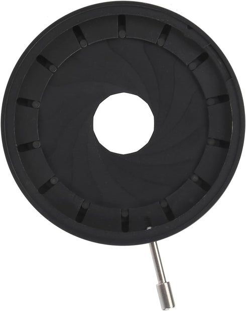 XZXCVN 1.5-34mm Adjustable Aperture Diaphragm Module, Aluminum Alloy, Inner Hole - Precise Light Control, Durable