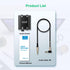 3.5mm Stereo Audio Switcher (1 in 2 Out / 2 in 1 Out) with 3.5mm Audio Cable, AUX Audio Speaker Selector