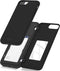 GOOSPERY iPhone 8 Plus Case, Wallet Case with Card Holder, Protective Dual Layer Bumper, Black