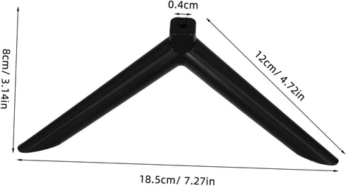 SHOWERORO 1 Universal TV Stand Base Legs Replacement Compatible Models Easy Installation for Tabletop Mounting