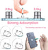Transparent Phone Ring Holder 4 Pcs, Clear Cell Phone Ring Holder with Diamond, 360° Rotation Compatible with Most
