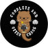 Otter Chaos Funny Cute Aquatic Otters Pun Sea Creature PopSockets Standard PopGrip