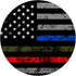 PopSockets Standard PopGrip Thin Red Green Blue Line USA Flag Christmas Gift, Swappable for Phones & Tablets