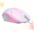 Housoutil White Wired Gaming Mouse USB Backlit Light up Computer Mouse Ergonomic Design for Laptop Desktop Home Dorm