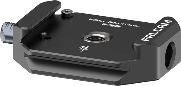 ULANZI F38 Quick Release Plate Base Mount with 1/4" 3/8" Screw Thread, FALCAM F38 QR Camera Tripod Mount Adapter