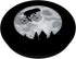 HIPPO Riding Moon Bike Halloween Lunar Cycling PopSockets Swappable PopGrip