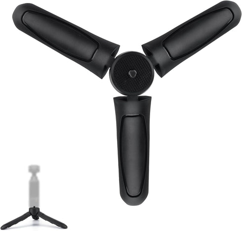 BOXOB Mini Tripod Compatible with DJI Osmo Pocket 3 & 2, Black ABS
