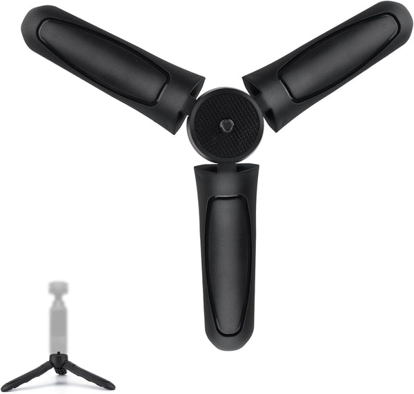 BOXOB Mini Tripod Compatible with DJI Osmo Pocket 3 & 2, Black ABS