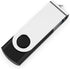 4GB Flash Drive 10 Pack, USB 2.0 Thumb Drives Bulk Swivel Memory Stick for Data Storage, Black