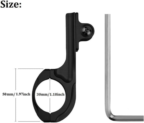 VVHOOY Aluminum Bike Bicycle Motorcycle Handlebar Mount Adapter for Gopro Hero 11/10/9/8/7/6/5/4 Action Camera