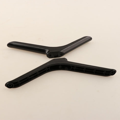 Generic Set 2 19cmx5cmx1.6cm of TV Stand Base Legs for Table Top Use with Assembly Tools