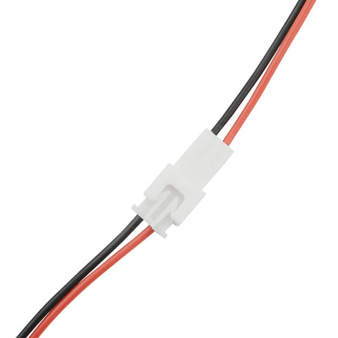 XINGYHENG 100Pcs (50Pairs) 2.54mm 2PIN Female and Male Connecting Plug - Red Black Terminal Connector Wire Cable