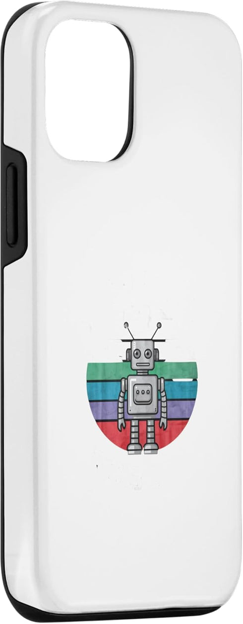 iPhone 14 Pro I Build Robots Retro Vintage Robotics Engineer T-Shirt Case
