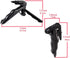 Walway 1/4" Foldable Mini Table Tripod Stand Hand Grip with Screw Compatible with Gopro/Smartphones/Compact Cameras