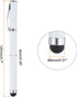 MECCANIXITY 4pcs Ballpoint Pen - 2 in 1 Ink Pen & Fine Point Rubber Stylus for All Touch Screens