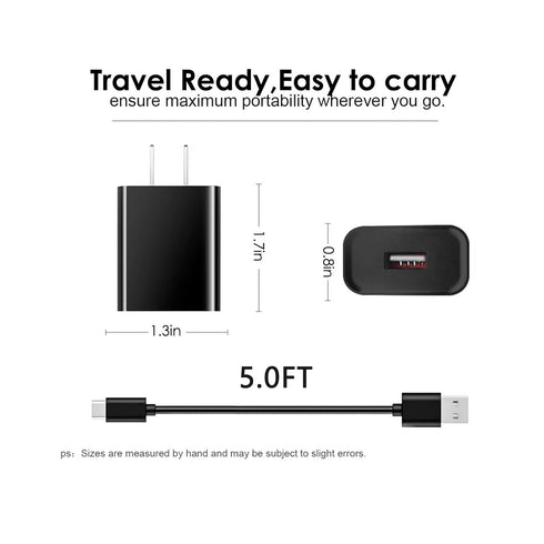 USB C Charger Cord Compatible for W-King D7 D8 D8mini D9 D9-1 D10 T9 X10 S7, Marshall Stockwell II, OontZ Angle 3 Ultra