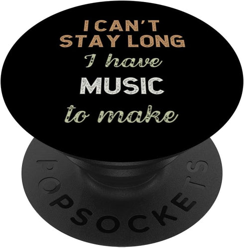 Funny Musician Music Producer Hobby Job Men Women Funny Musician Music Producer Hobby Job For Men and Women PopSockets Adhesive