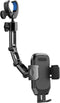 Phone Holder Car, Rear View Mirror Phone Holder - Aluminum Alloy Mount, Multi-Angle Adjustment Compatible with 4-7 Inch