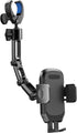 Phone Holder Car, Rear View Mirror Phone Holder - Aluminum Alloy Mount, Multi-Angle Adjustment Compatible with 4-7 Inch