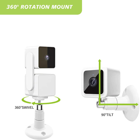 2 Pack Wall Mount for Wyze Cam Pan V3, Indoor Outdoor Security Mount for Wyze Cam Pan and Other Cameras
