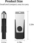 Aiibe 128GB 2 Pack 128GB 2.0 (128G, 2 Flash Drive USB Flash Drive Thumb Drive Zip Drive USB Memory Stick USB Drive
