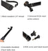 Telescopic Selfie Stick VVHOOY 11-37 inch Extendable with Tripod Adjustable Hand Grip for Action Camera