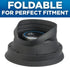 NVX XBAF525 2 Piece Universal 5.25” Silicone Rubber Speaker Baffles with Self Adhesive Foam Base Pad by NVX