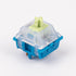 GATERON CM Linear Keyboard Switches, 5 Pin Light Blue 20mm Dual-Stage Spring Factory Pre-lubed 55gf Key Switches for MX Mechanical Keyboard(35PCS)