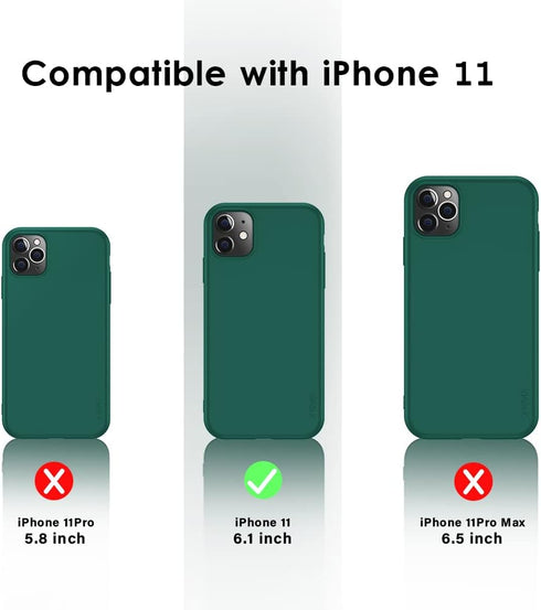 X-level Slim Fit Soft TPU Case for iPhone 11, Ultra-Thin Protective Back Cover for Women, Compatible Apple iPhone 11
