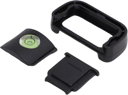 A7C Bewinner Eyecup, Hot Shoe Cover & Bubble Level Kit for Camera - Viewfinder Eyepiece, Protector Cap & Spirit Level