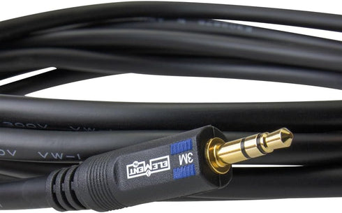 Element-Hz 3.5mm Mini Stereo to 3.5 Mini Stereo Cable, 3 Meter