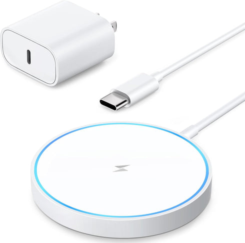 Magnetic Wireless Charger, Fast Mag Safe Charger for iPhone 15 Pro Max/15 Pro/15/15 Plus/14/13/12 Series, 2024 Upgraded