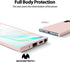 GOOSPERY Liquid Silicone Case for Galaxy Note 10 Plus (2019), Silky-Soft Touch Full Body Protection, Pink Sand